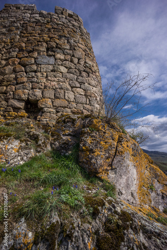 watch tower of atskuri castle photo