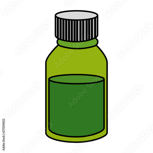 medical plastic bottle with syrup