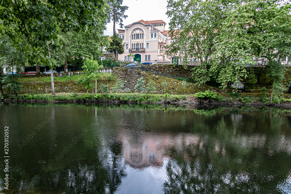 Thermal waters in São Pedro do Sul, Portugal.