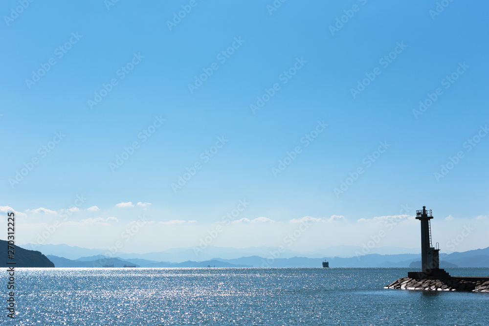 Fototapeta premium 四国、11月の小豆島 香川・日本