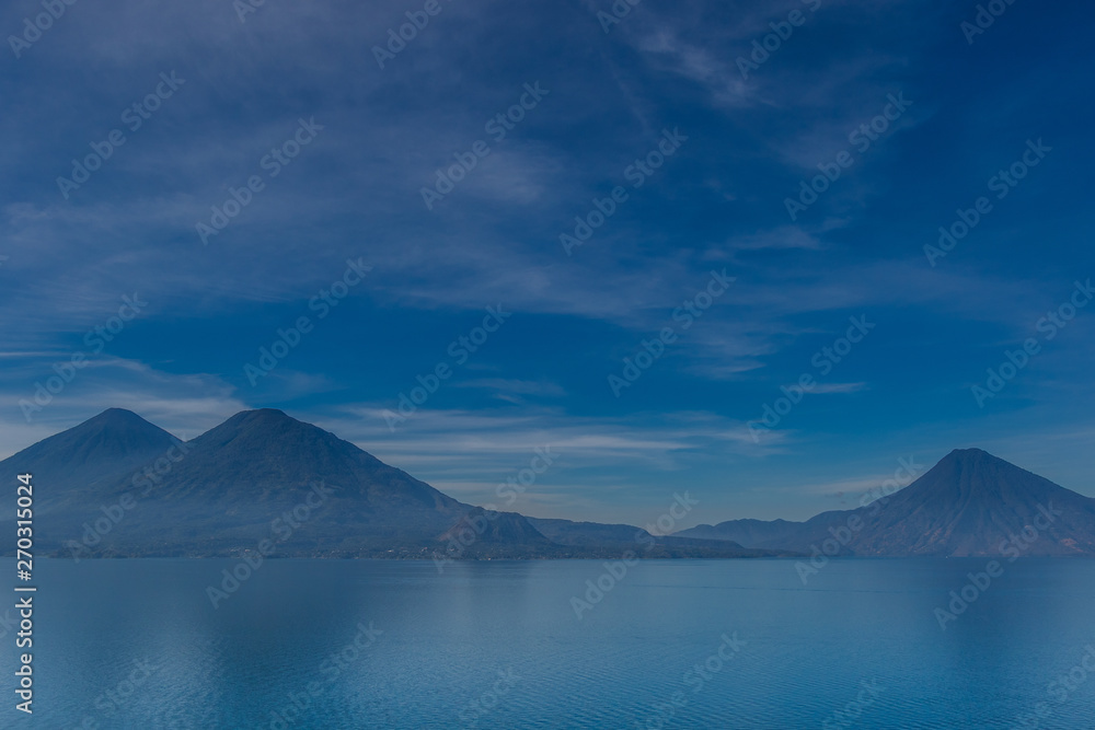 Volcanoes in Lake Atitlan Guatemala
