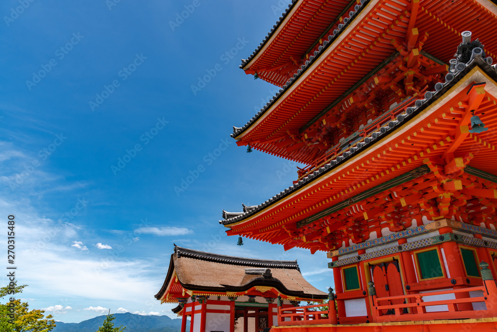 Kiyomizu-dera Temple in Kyoto, Japan Kiyomizu-dera Temple in Kyoto, Japan