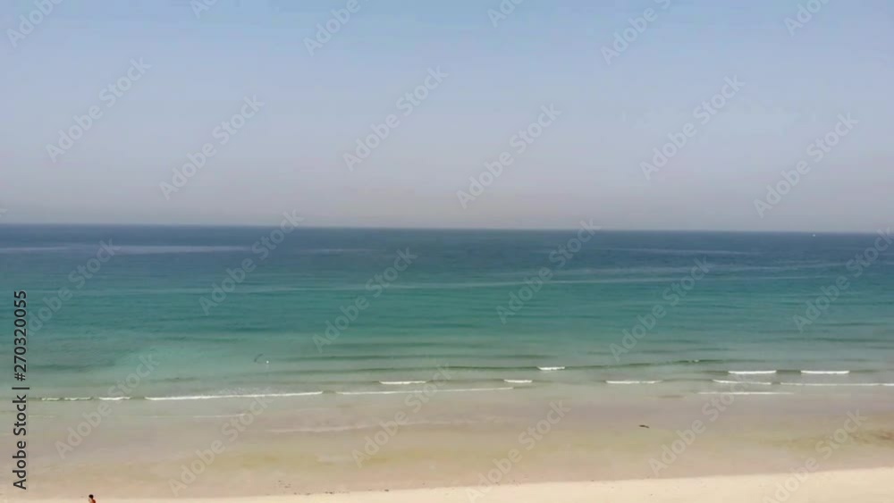 Aerial view of beach in Umm Al Quawain, United Arab Emirates Aerial view of beach in Umm Al Quawain, United Arab Emirates