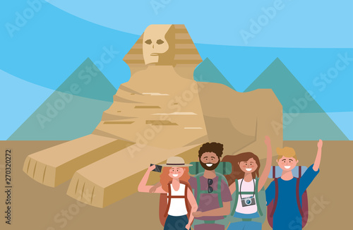 The Sphinx of Giza design