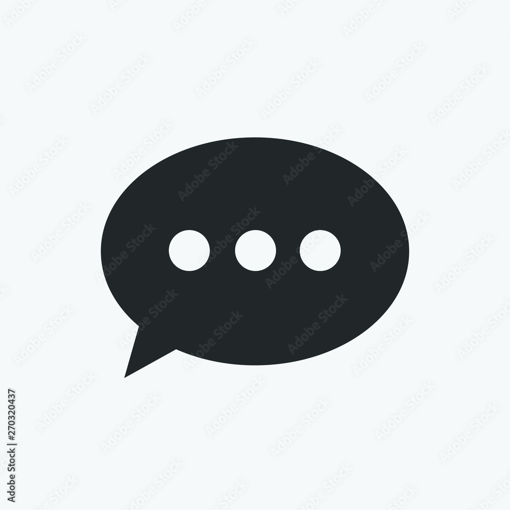 Speech bubble icon Speech bubble icon