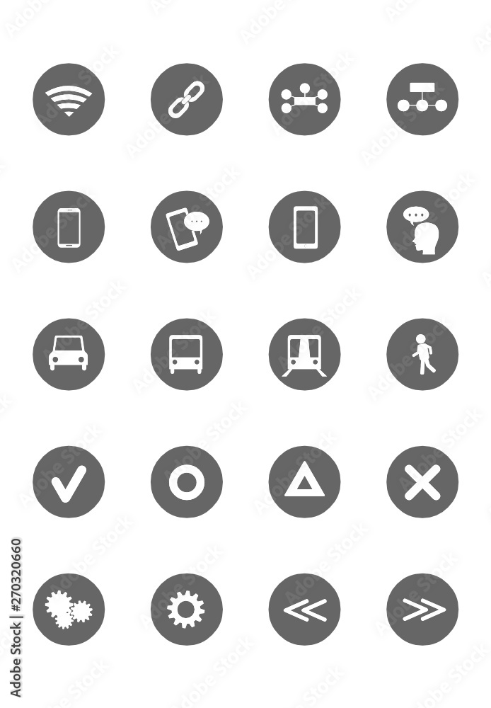 set of icons set of icons