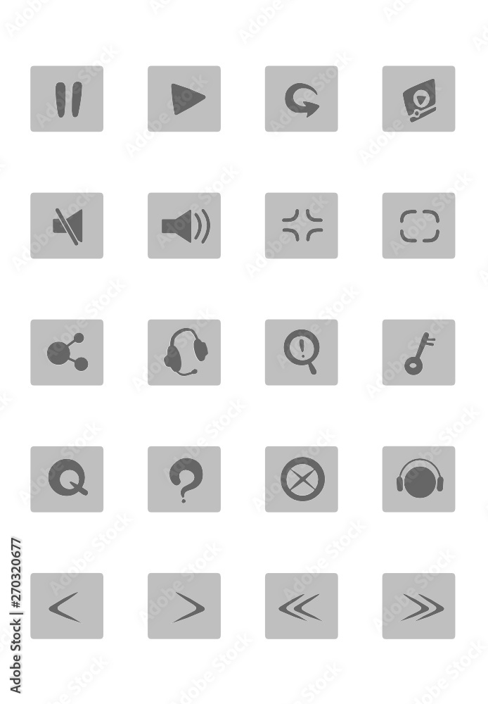 set of icons set of icons