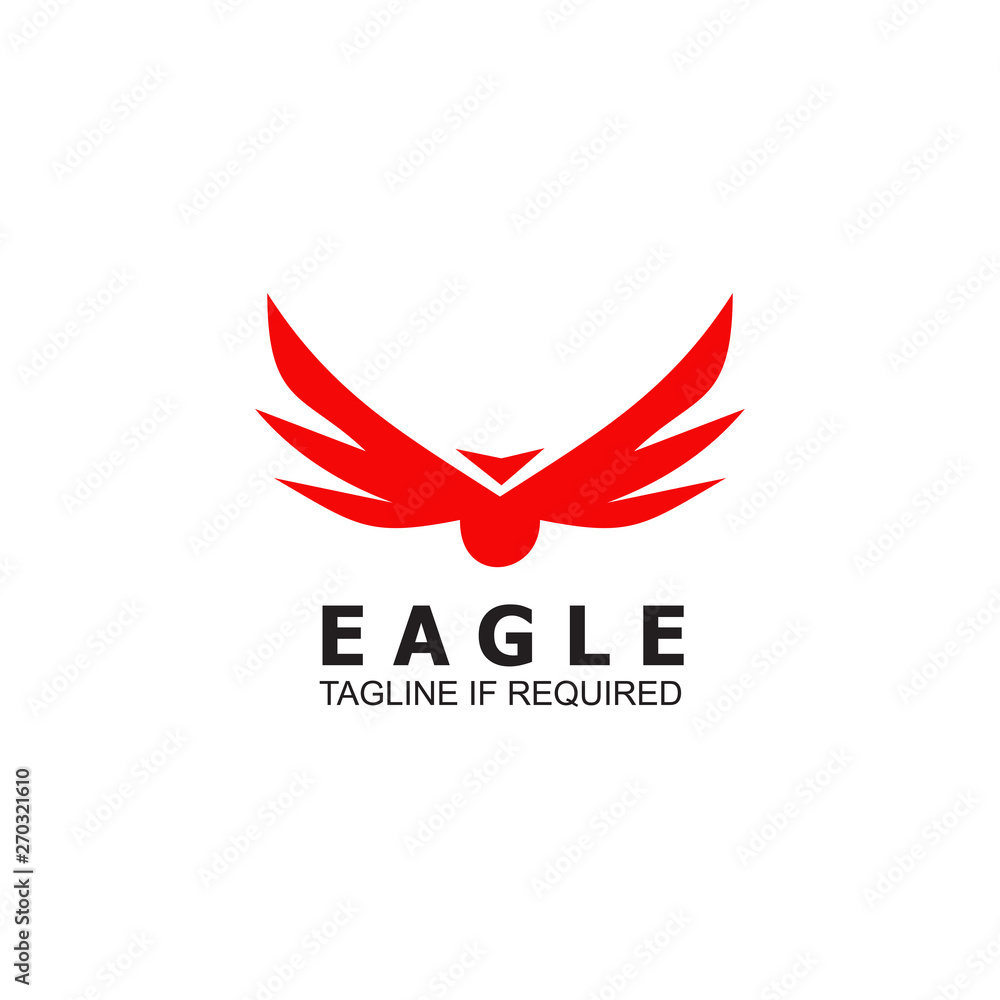 Eagle logo inspiration vector template Eagle logo inspiration vector template