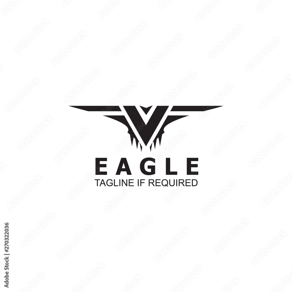 Eagle logo inspiration vector template Eagle logo inspiration vector template