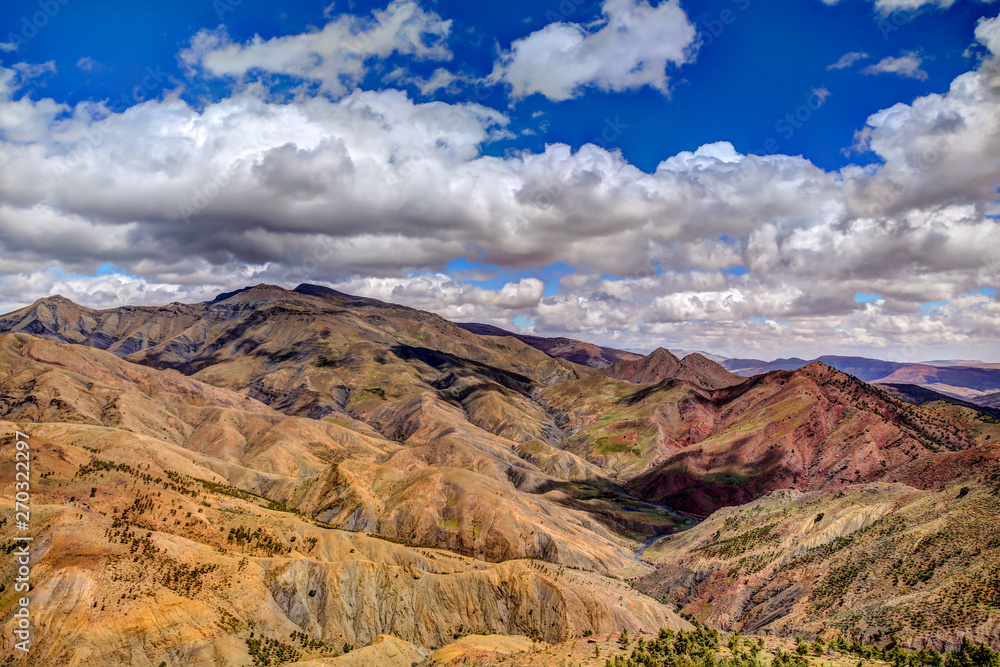 Obraz premium Landscapes of the High Atlas Mountain region of Morocco