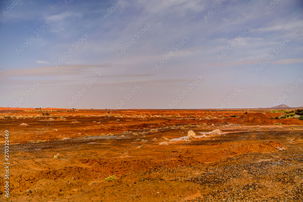 Landscape in the Moroccan desert
