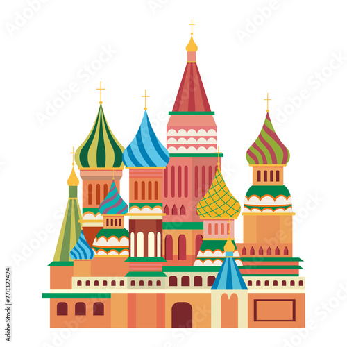 The Saint Basil s Cathedral of Moscow design