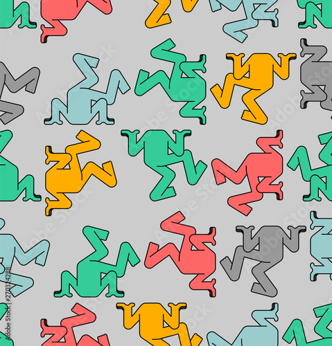 Head in the sand pattern seamless. Hiding from problems background