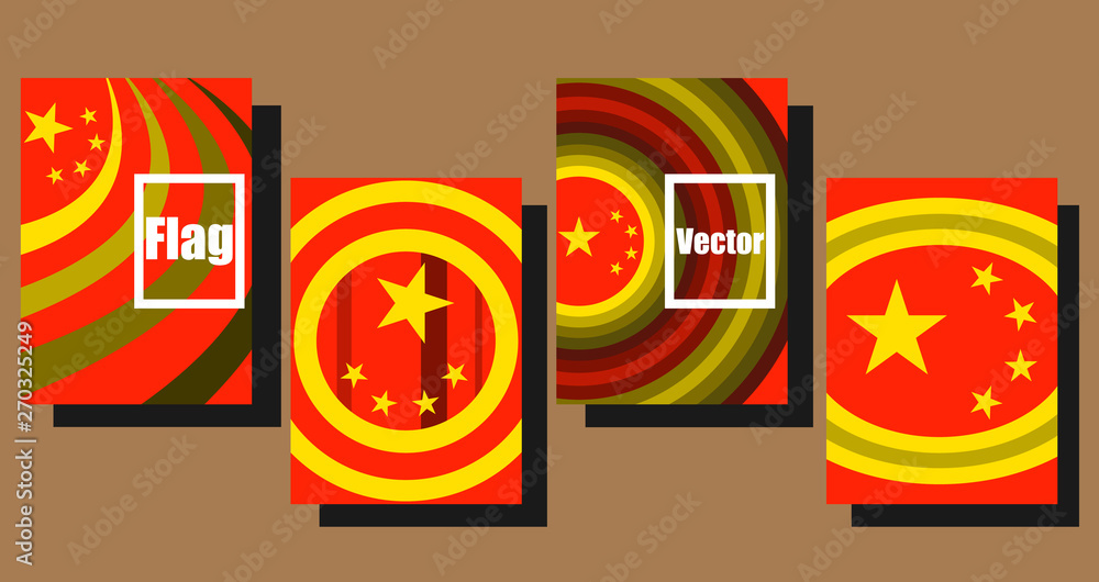 Fototapeta premium A set of modern abstract Cover Design . Cover Design template for the decoration presentation, brochure, catalog, poster, book, magazine etc.