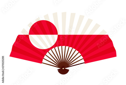 グリーンランド　  国旗　象徴　アイコン