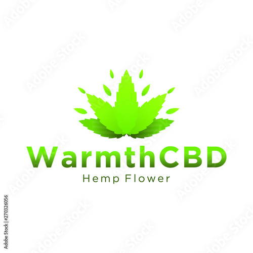 CBD logo for legal use and medical