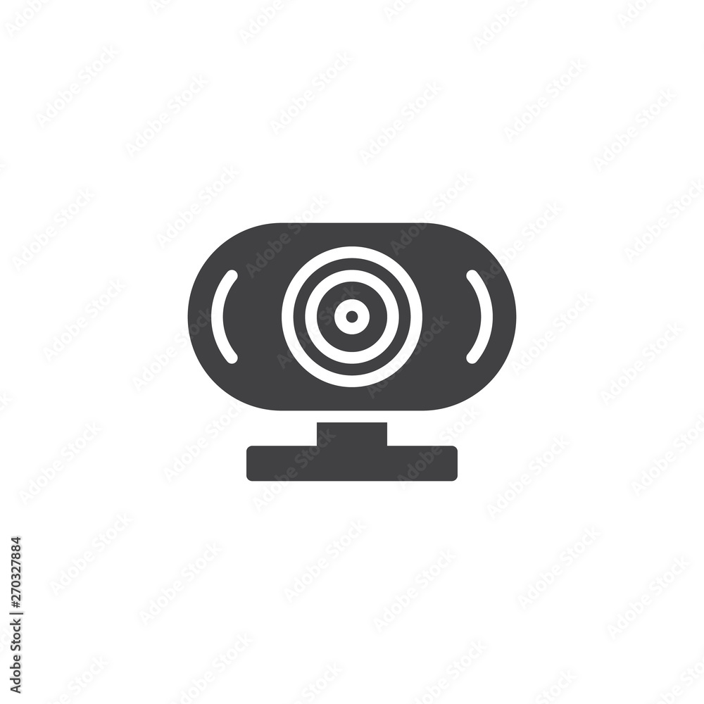 Digital Webcam vector icon. filled flat sign for mobile concept and web  design. Web camera glyph icon. Symbol, logo illustration. Vector graphics  Stock Vector | Adobe Stock