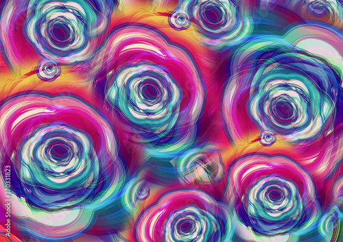 abstract floral pattern background 
