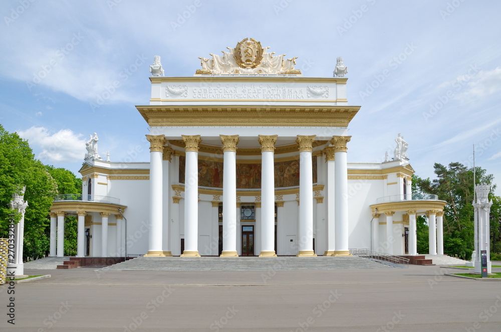 Moscow, Russia - may 20, 2019: Pavilion 71 
