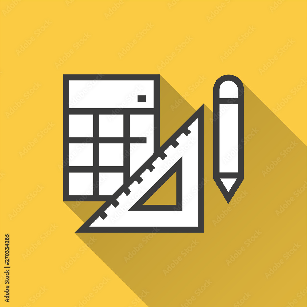 Fototapeta premium Education - vector icon for graphic and web design.