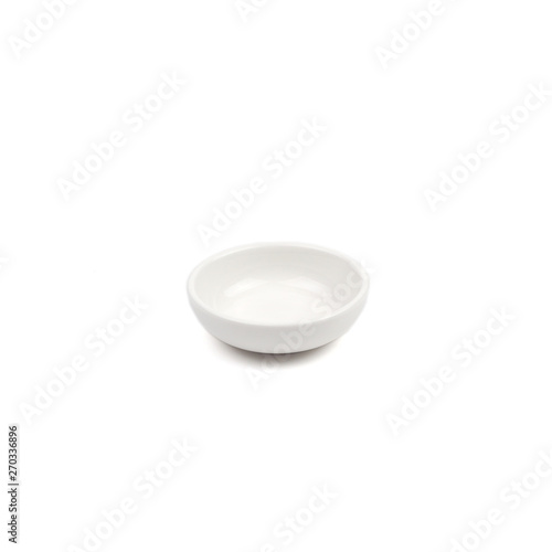 white ceramic souceboat spice bowl