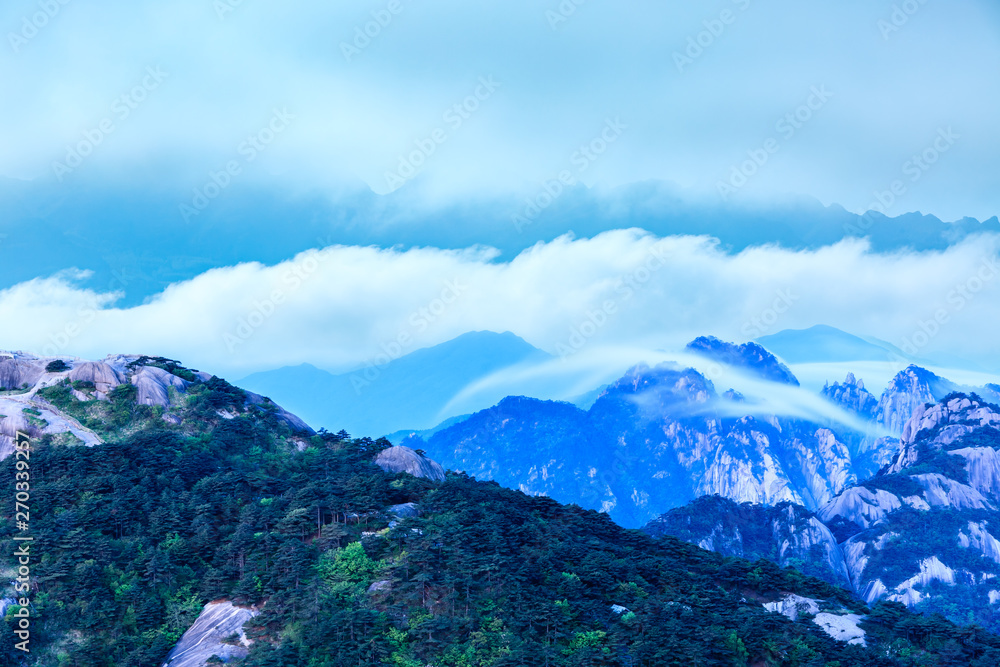 Fototapeta premium Huangshan beautiful natural landscape,Anhui Province,China