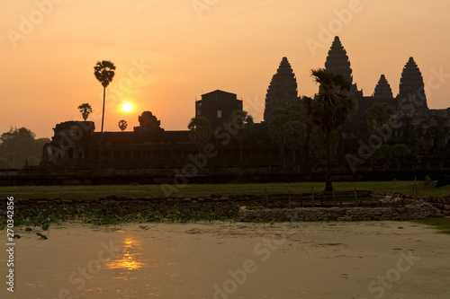 Sunrise at Angkor Wat Temple, Cambodia, Asia (UNESCO)
