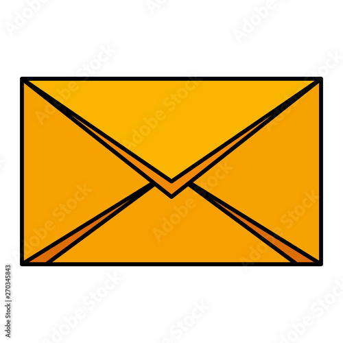envelope mail send isolated icon