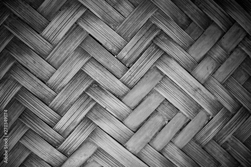 Fototapeta Naklejka Na Ścianę i Meble -  Woven bamboo pattern.