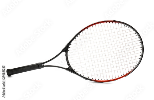 Tennis racket on white background © Pixel-Shot
