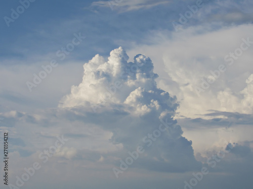 blue sky with white clouds
