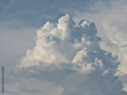 blue sky with white clouds