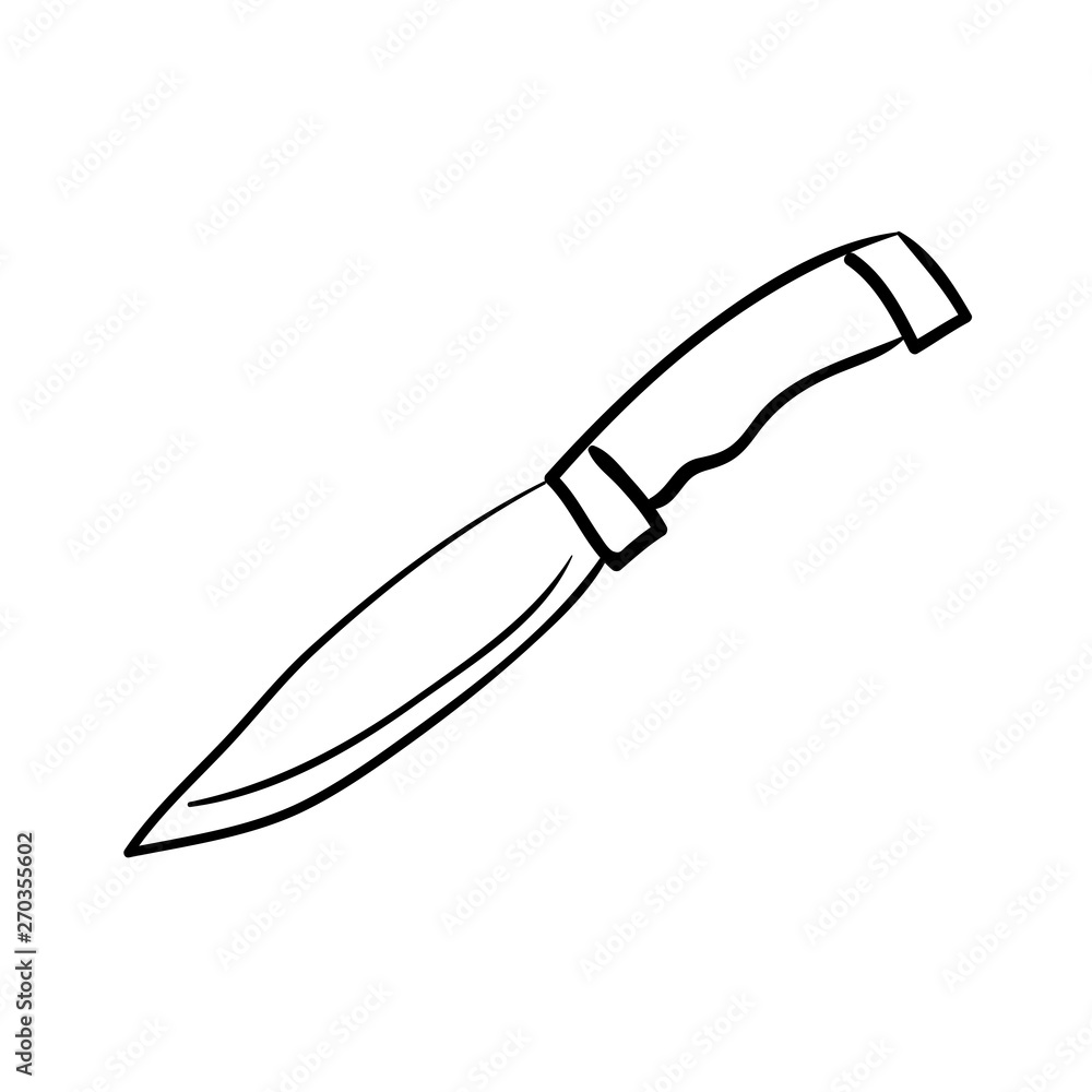 Fixed Blade Tactical Combat Hunting Survival Sawback Bowie Knife Isolated On White Background Fixed Blade Tactical Combat Hunting Survival Sawback Bowie Knife Isolated On White Background