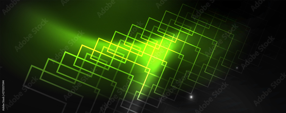 Shiny neon techno template. Neon lines background, 80s style laser rays Shiny neon techno template. Neon lines background, 80s style laser rays