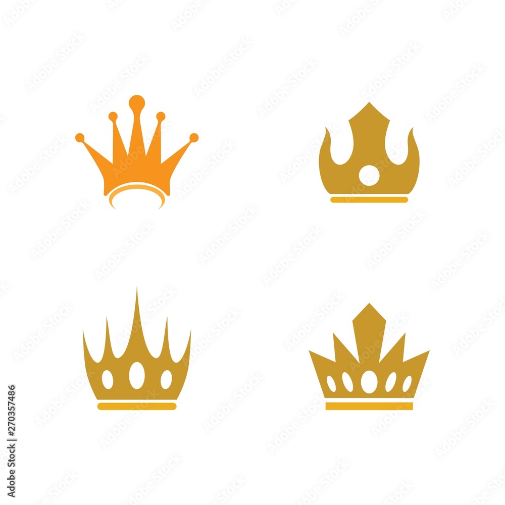 Crown logo template vector illustration Crown logo template vector illustration