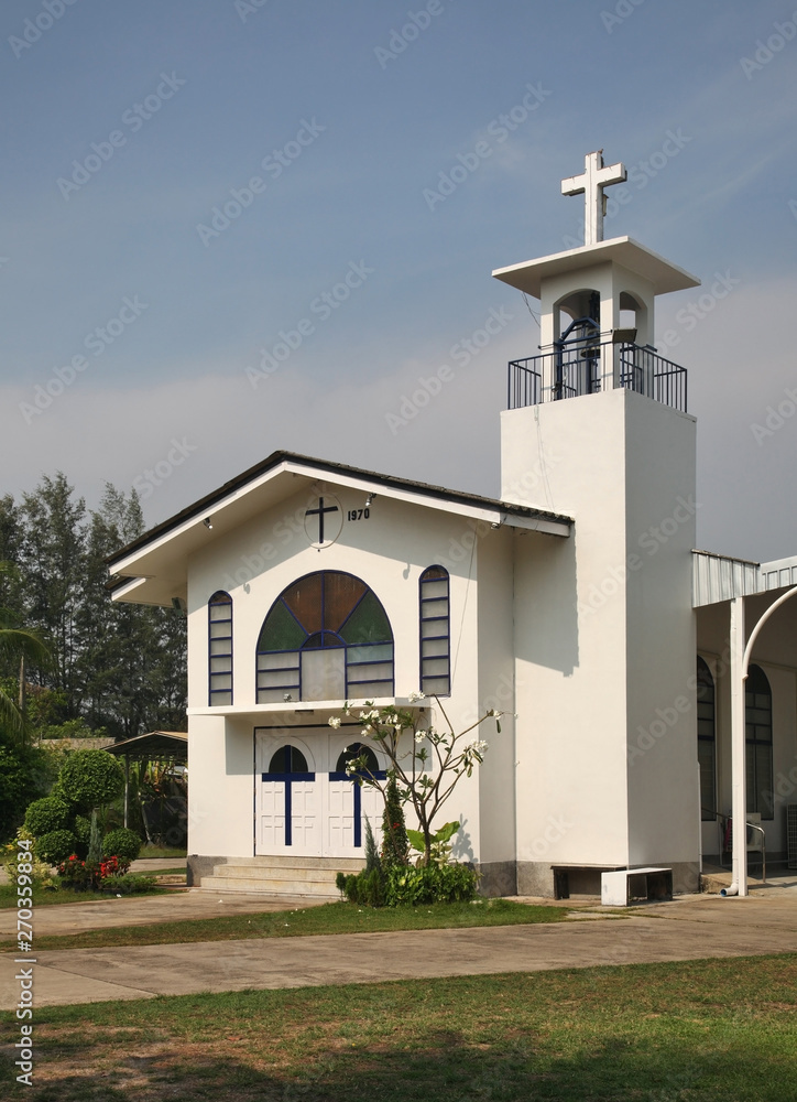 Christian church Thakreng Phuket in Phuket town. Phuket province. Thailand