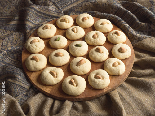 Eid eats. Cookies of El Fitr Islamic Feast.  photo