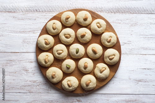 Eid eats. Cookies of El Fitr Islamic Feast.  photo