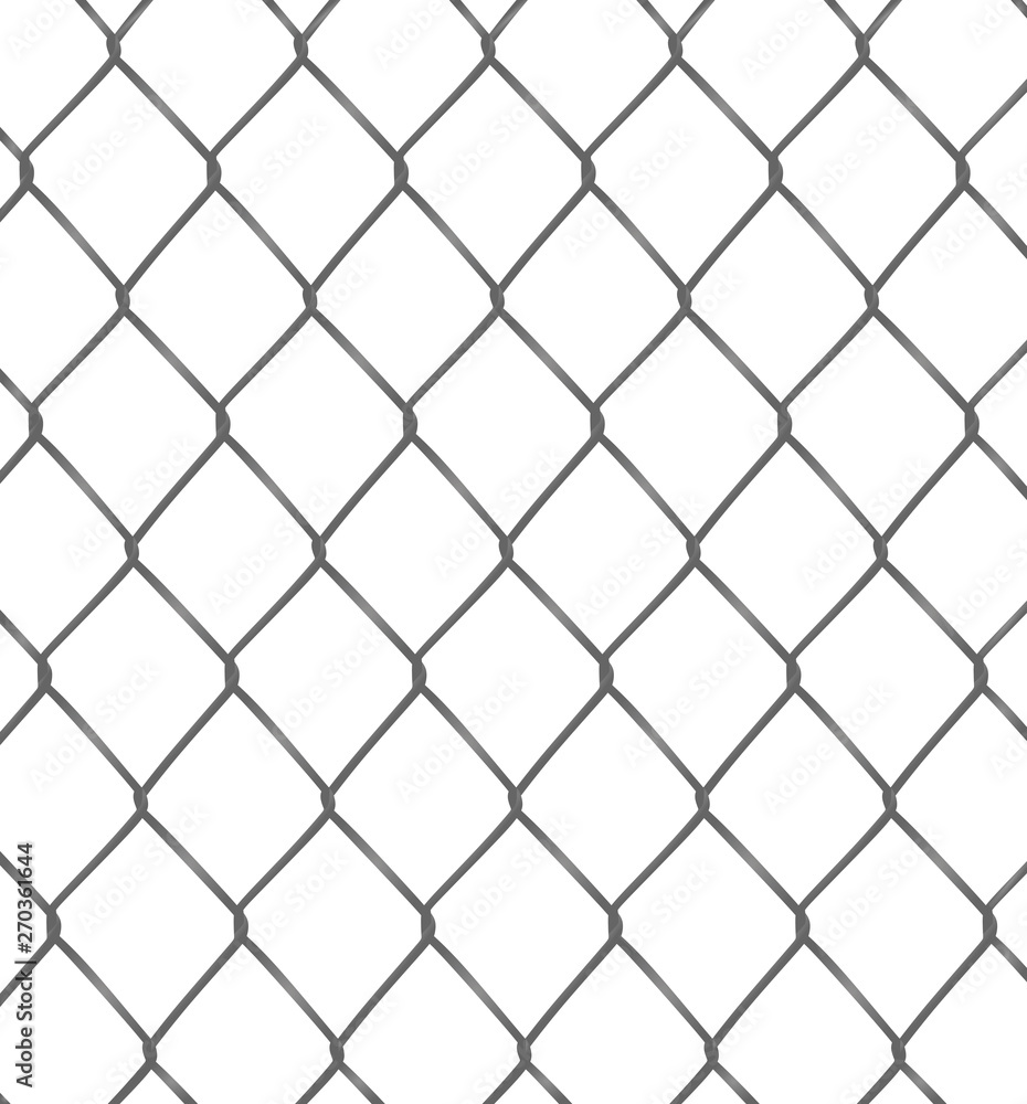Metallic chain fence. vector illustration Metallic chain fence. vector illustration