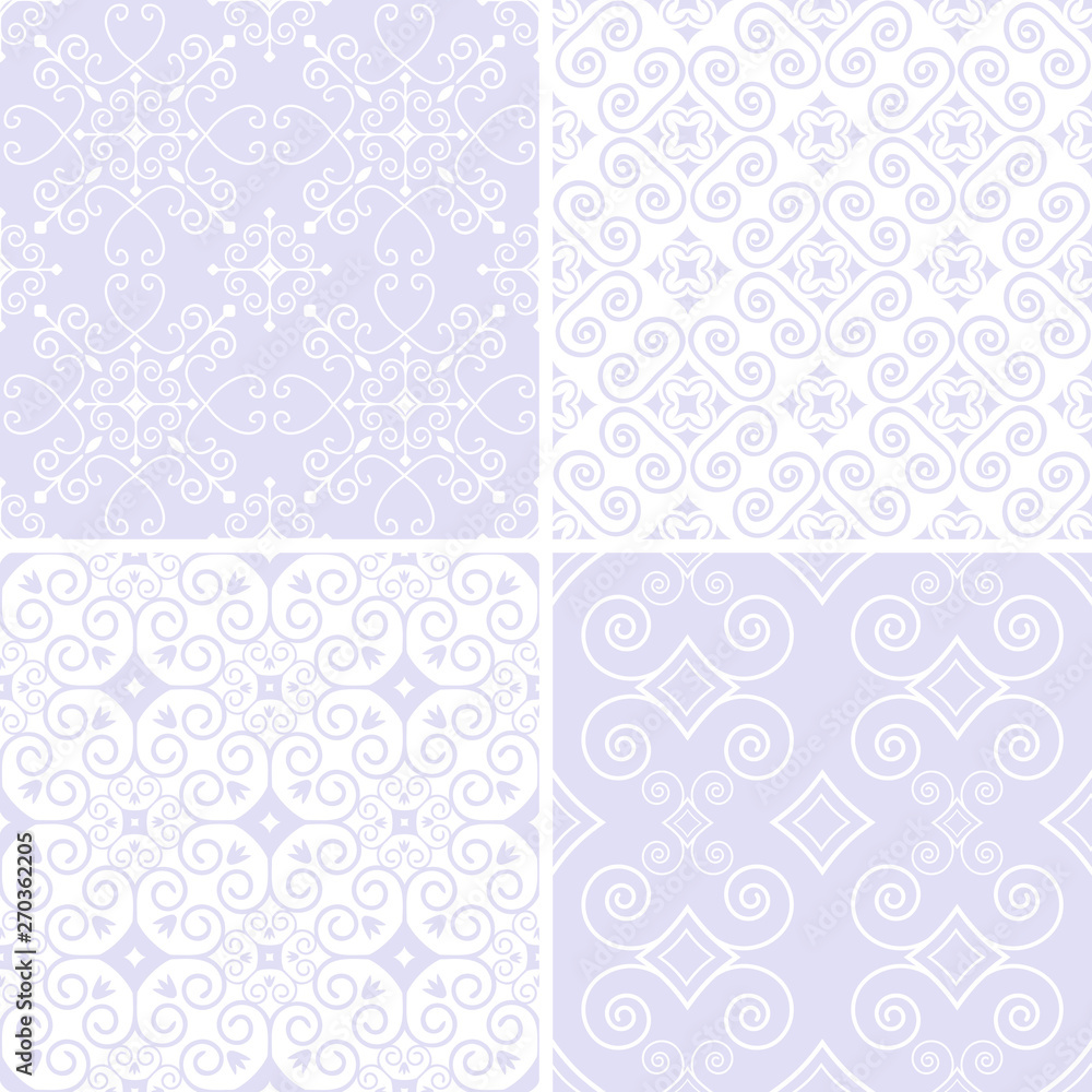 Seamless abstract patterns Seamless abstract patterns