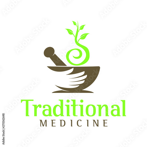 logo for traditional medicine or spa treatments
