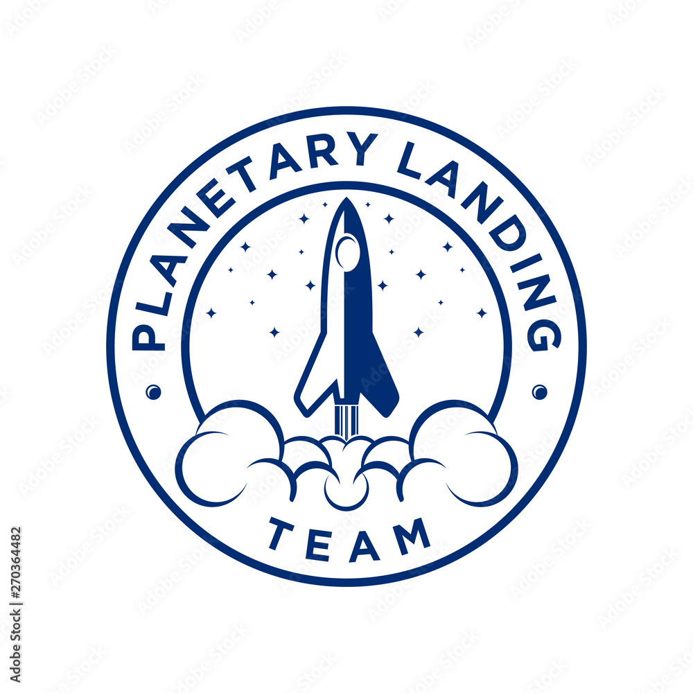 rocket logo for airlines or web icon rocket logo for airlines or web icon