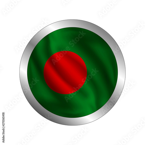 Waving Bangladesh's flag, the flag of Bangladesh, vector illustration Free Download Waving Bangladesh's flag, the flag of Bangladesh, vector illustration - GFXLoad