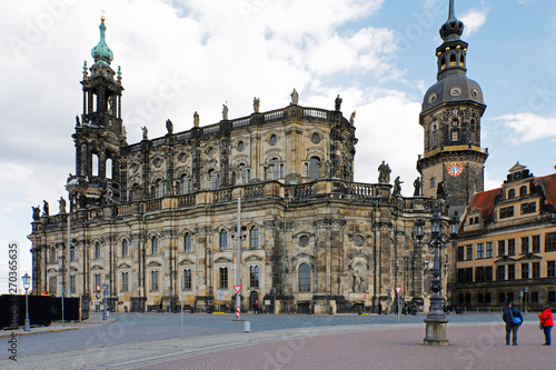 Dresden, Altstadt: Hofkirche und Residenzschloss