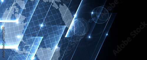  Abstract finance and business background with graph