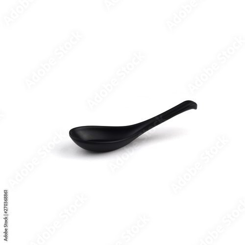 black souce spoon cutlery