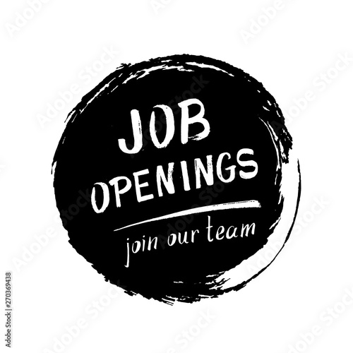 Job openings join our team. 