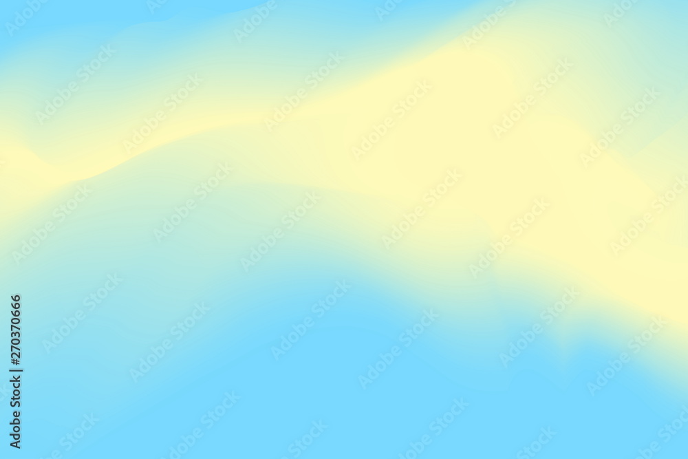 blurred blue and yellow pastel colors soft wave colorful effect ...