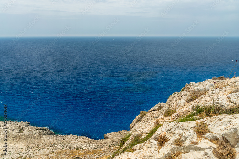 Picturesque views of the Mediterranean coast from the top of the mountain. Picturesque views of the Mediterranean coast from the top of the mountain.