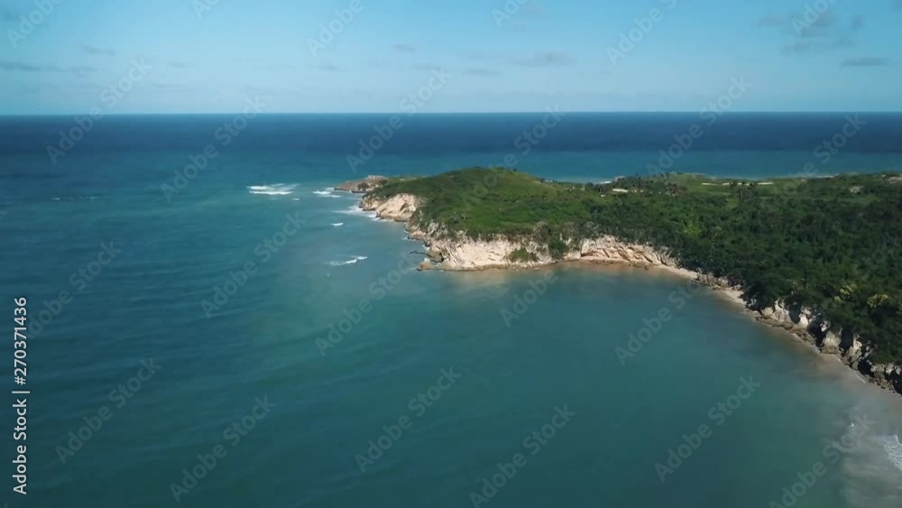Drone shot in Dominican Republic Drone shot in Dominican Republic